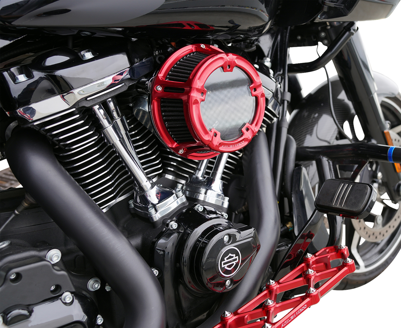 Arlen NESS Method™ Clear Series Air Cleaner - Red