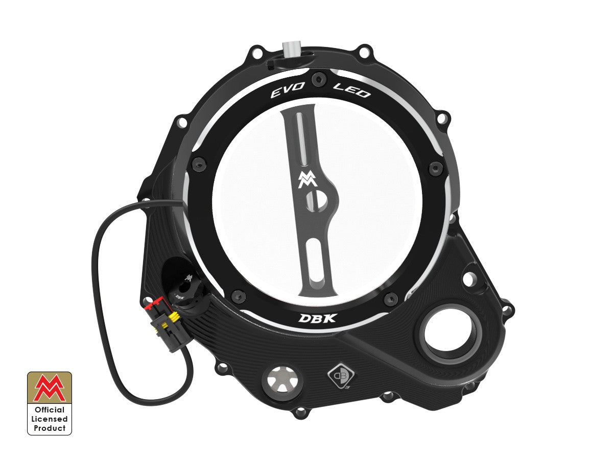 Ducabike DBK Clear Clutch Cover EVO LED Moto Morini - BLACK-BLACK