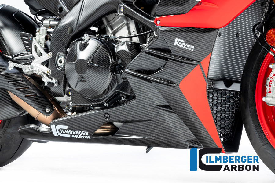 Ilmberger Carbon Belly Pan One Piece Aprilia Tuono V4 From 2021 - Matte