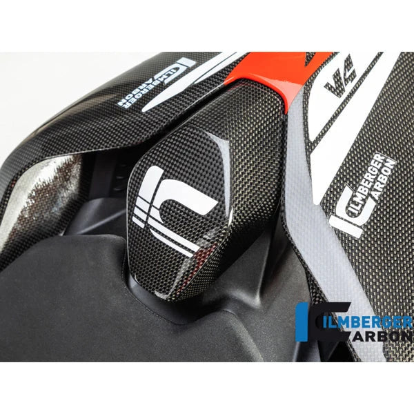 Ilmberger Carbon Fiber Passenger Seat Cover For Ducati Panigale V4 V4S Speciale