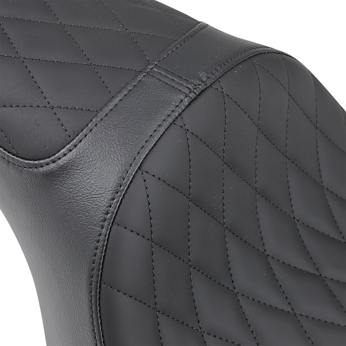 Drag Specialties Seats Caballero Seat - Solar Reflective Leather - Diamond Stitch - XL '04-'22