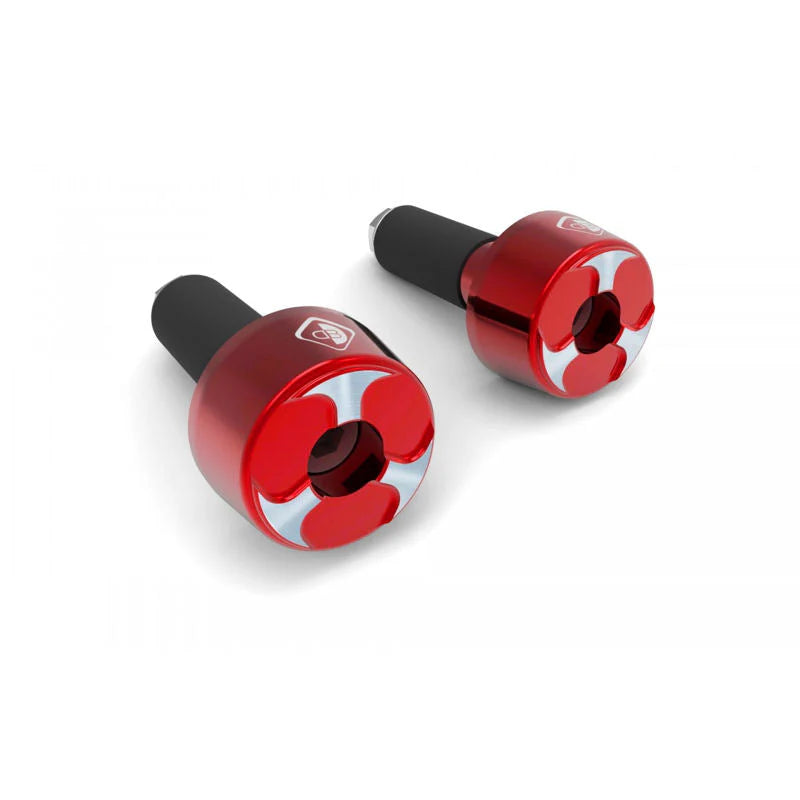 Ducabike DBK CM08 Weighted CNC Bar Ends For Ducati Panigale V2 - Red
