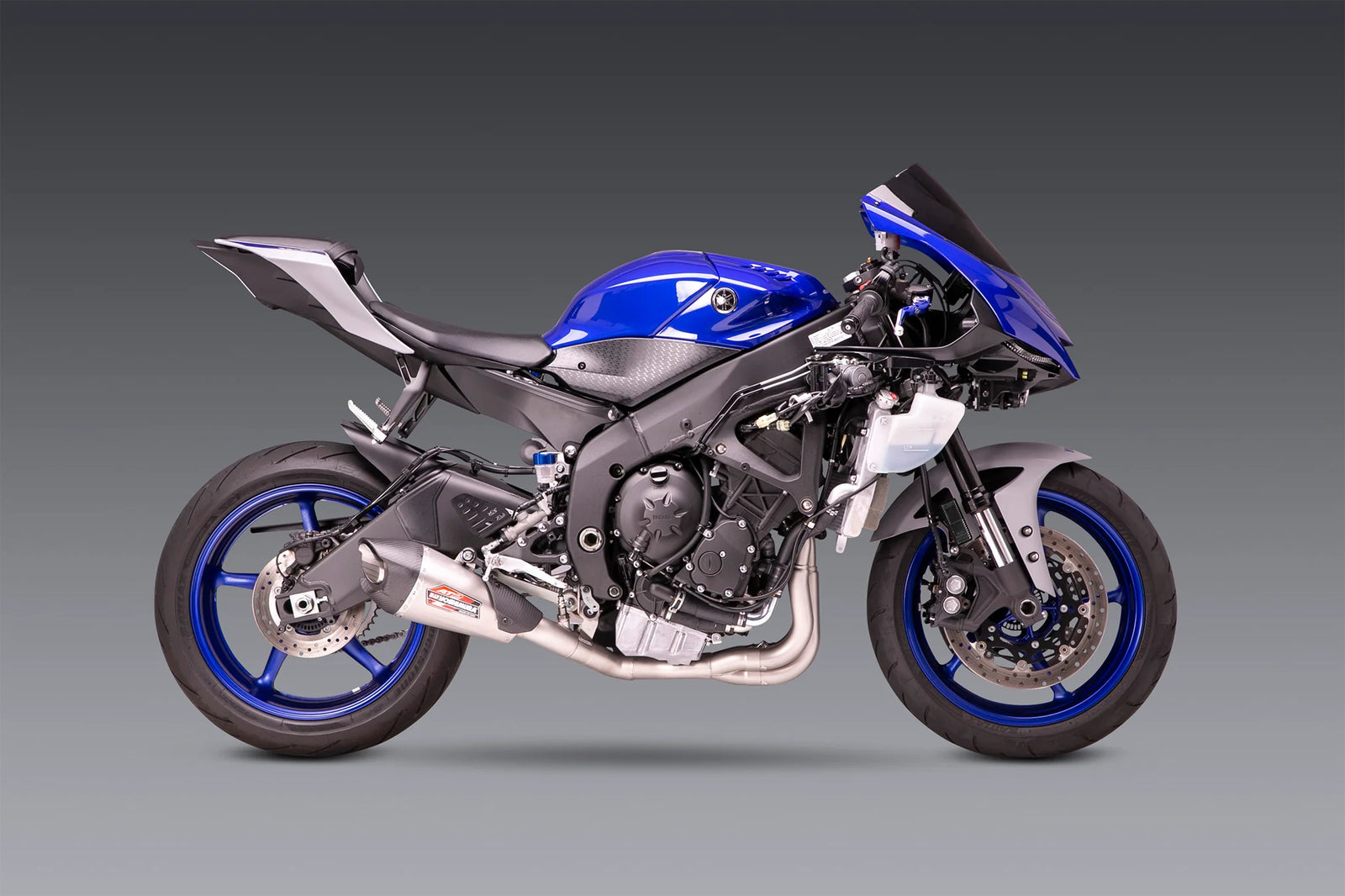 Yoshimura YZF-R6V 06-20 Race AT2 Stainless Full Exhaust, W/ Stainless Muffler