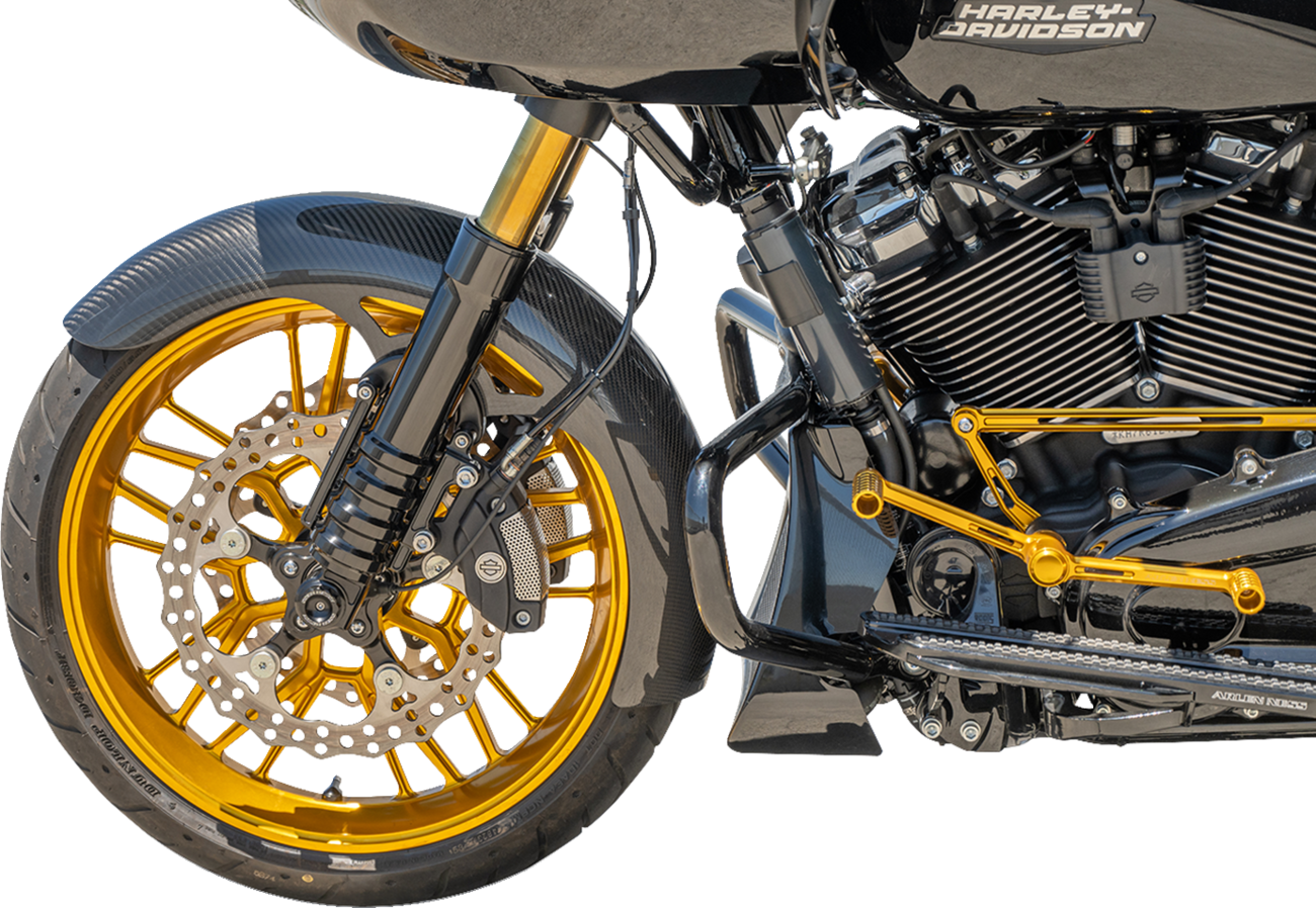 Arlen NESS Carbon Fiber Front Fender - Wrapper - 19" - FLT '99-'13
