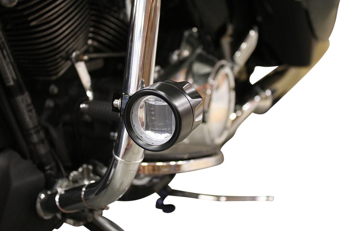 Custom Dynamics Fog Light - Black - Clear Lens