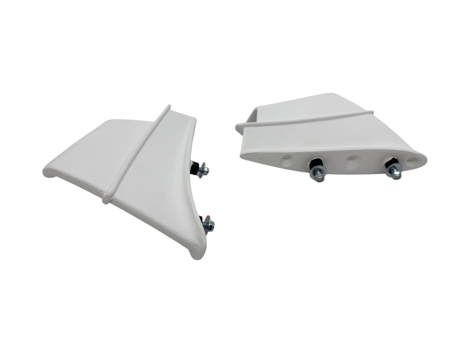 PAIR OF RAW WHITE FIBERGLASS WINGLETS