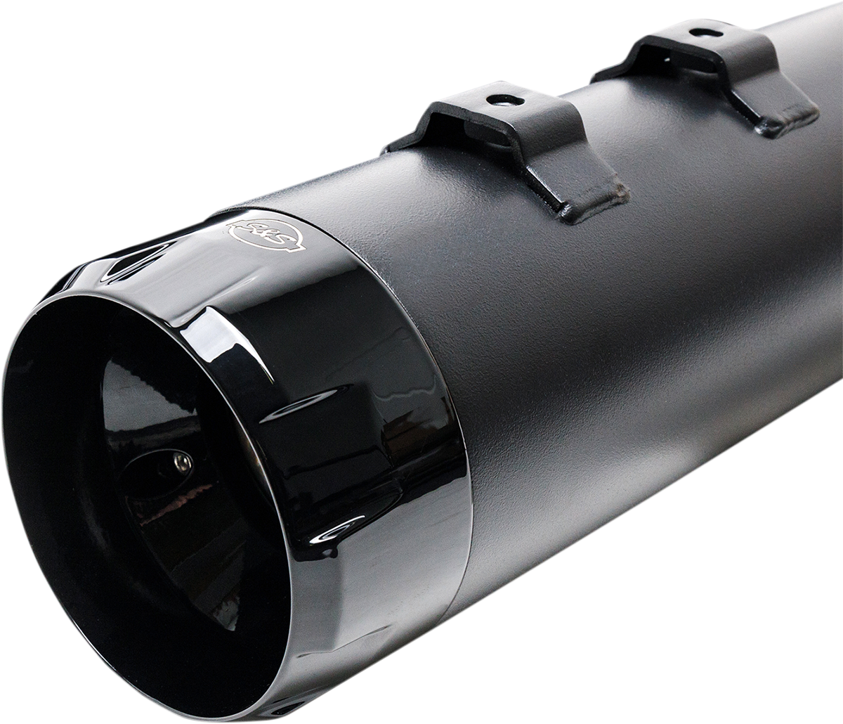 S&S Cycle 4-1/2" MK45 Performance Mufflers - Black Thruster