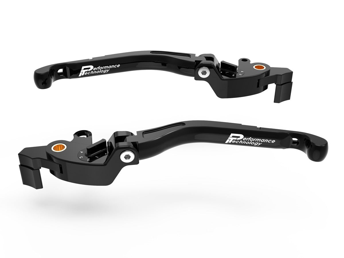 Ducabike DBK LEA18 Mv Agusta Brake / Clutch Adjustable Levers Eco GP 2 - BLACK-BLACK