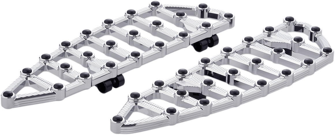 Arlen NESS MX Driver Floorboards - Chrome