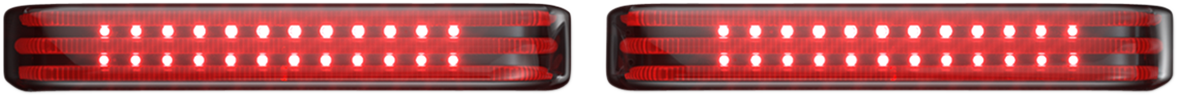 Custom Dynamics Saddlebag LED Lights - Sequential - Black/Smoke