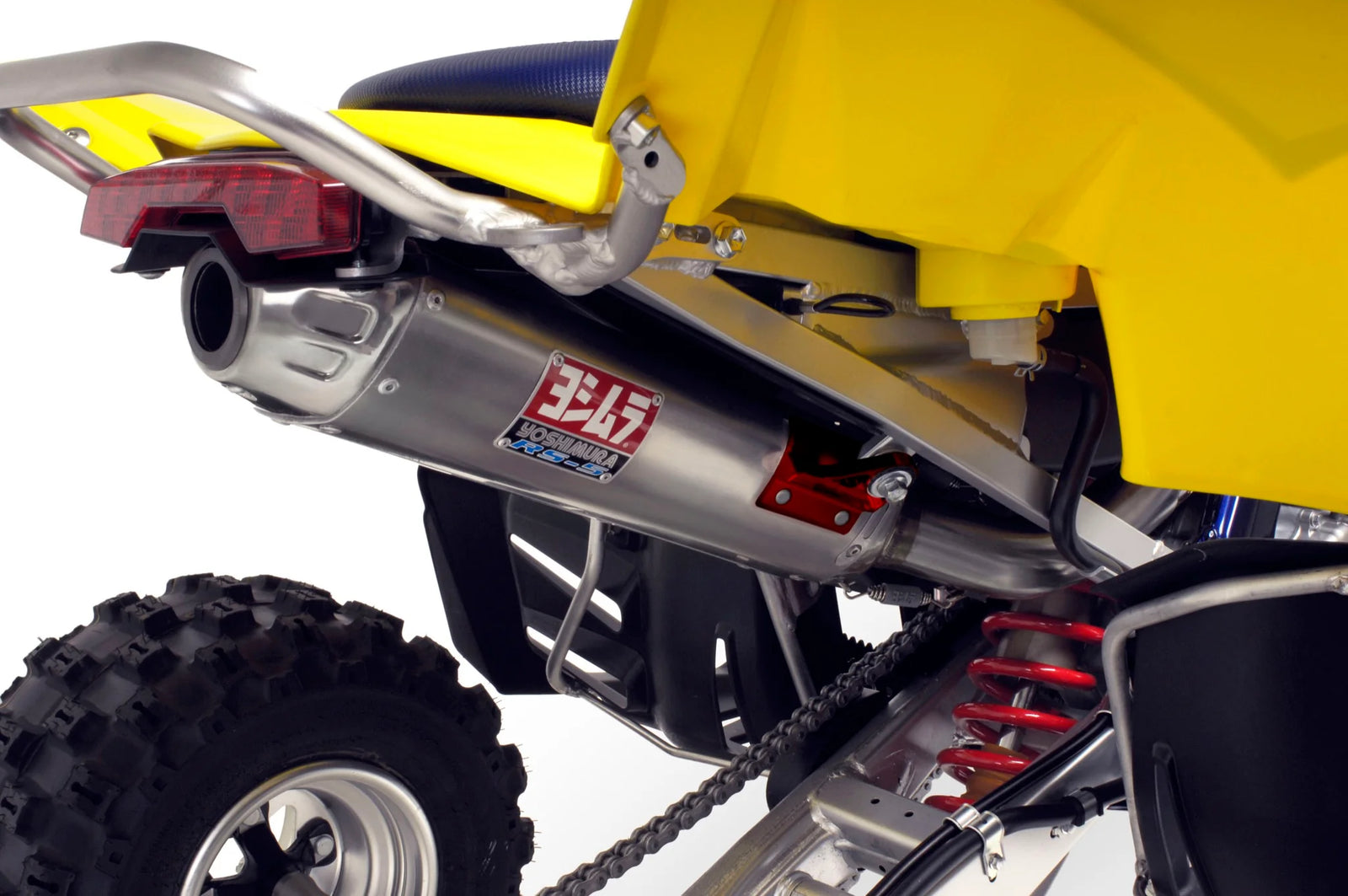 Yoshimura LT-R450 06-10 RS-5 Stainless Full Exhaust, W/ Aluminum Muffler