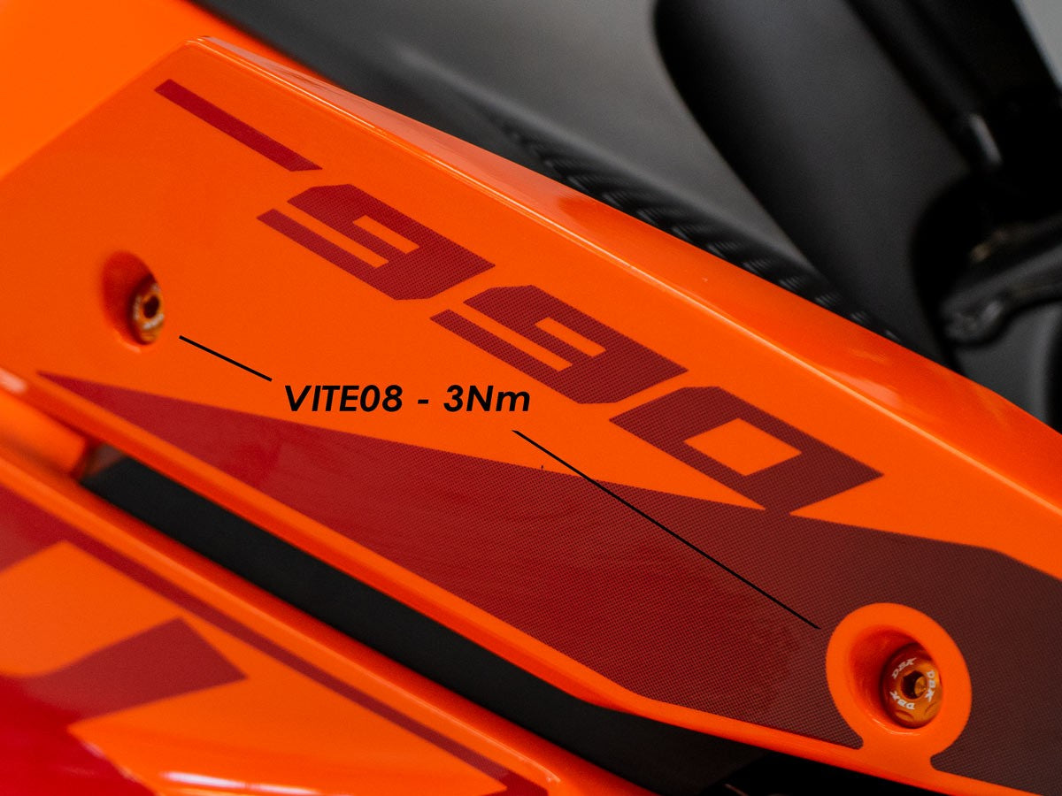 Ducabike DBK KVT71 KTM 990 Duke Front Side Panels Screws Kit