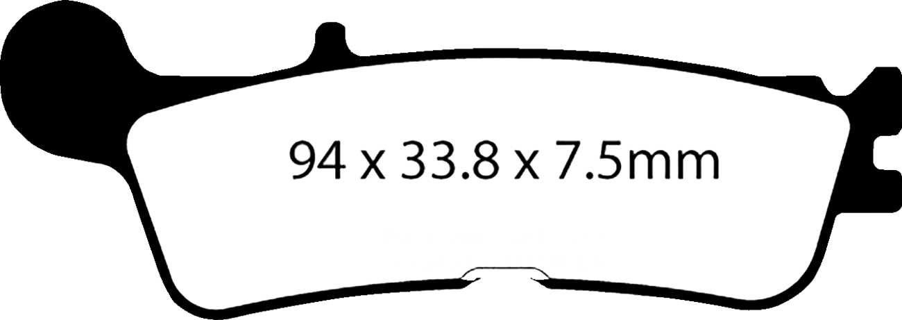 EBC Brakes Sintered "R" Brake Pads