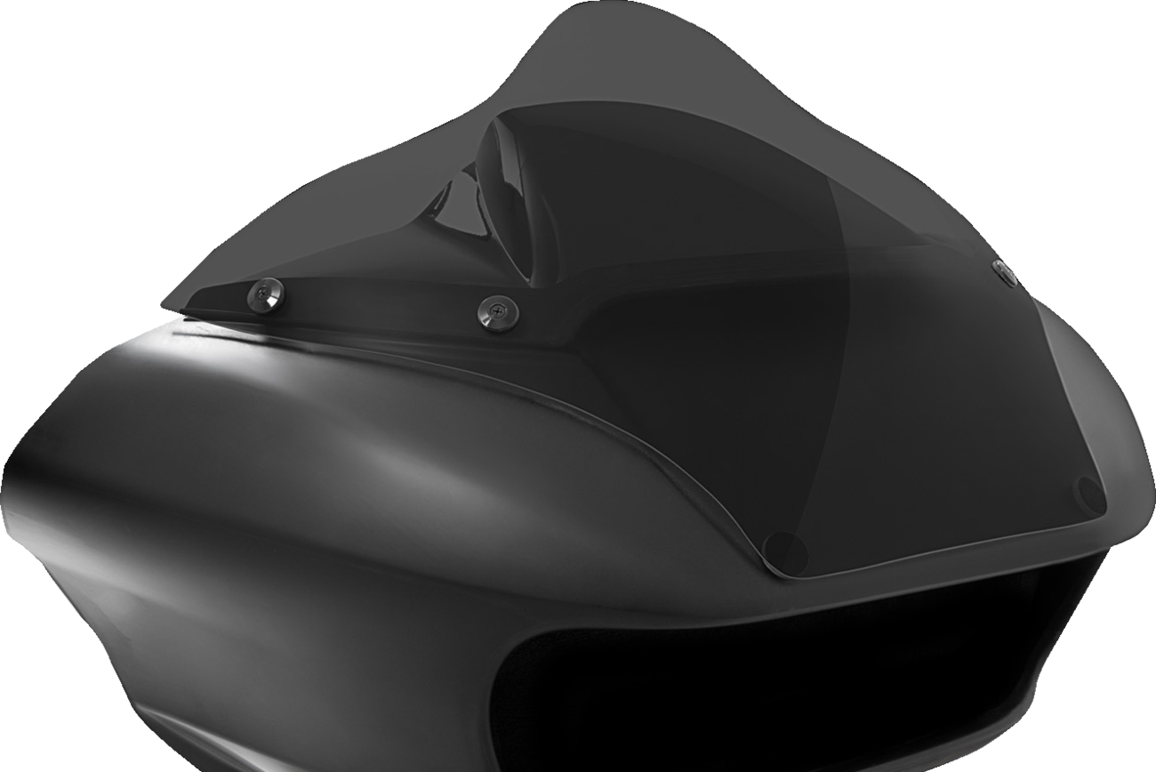 Memphis Shades Windshield - BRL Race Bubble - Dark Smoke - FLTRX