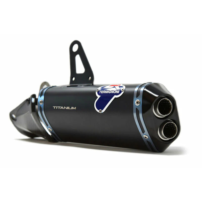 Termignoni Racing Black Slip On Exhaust Kit For Panigale V4 V4S V4R