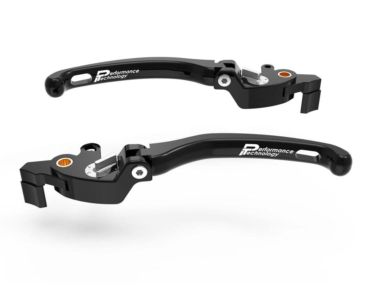 Ducabike DBK LE18 Mv Agusta Brake / Clutch Adjustable Levers Eco GP 1 - BLACK-SILVER