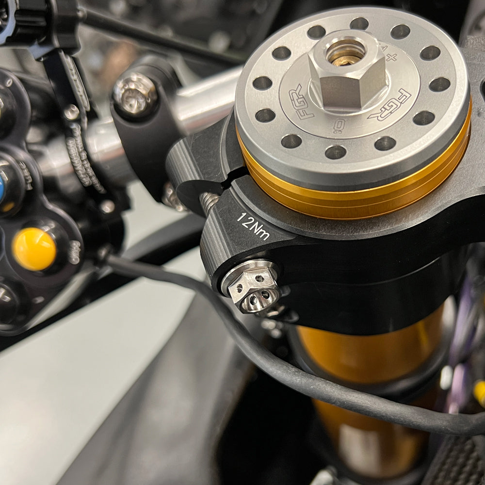 Alpha Racing Titanium bolt kit triple clamp SBK