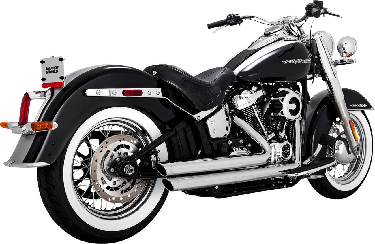 Vance & Hines Big Shots Staggered Exhaust System - Chrome