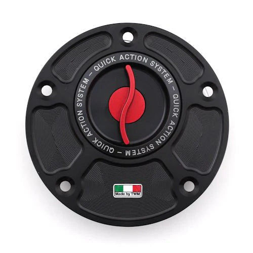 TWM Quick Action CNC Aluminum Gas Cap For Yamaha - TYPR.01 - Red