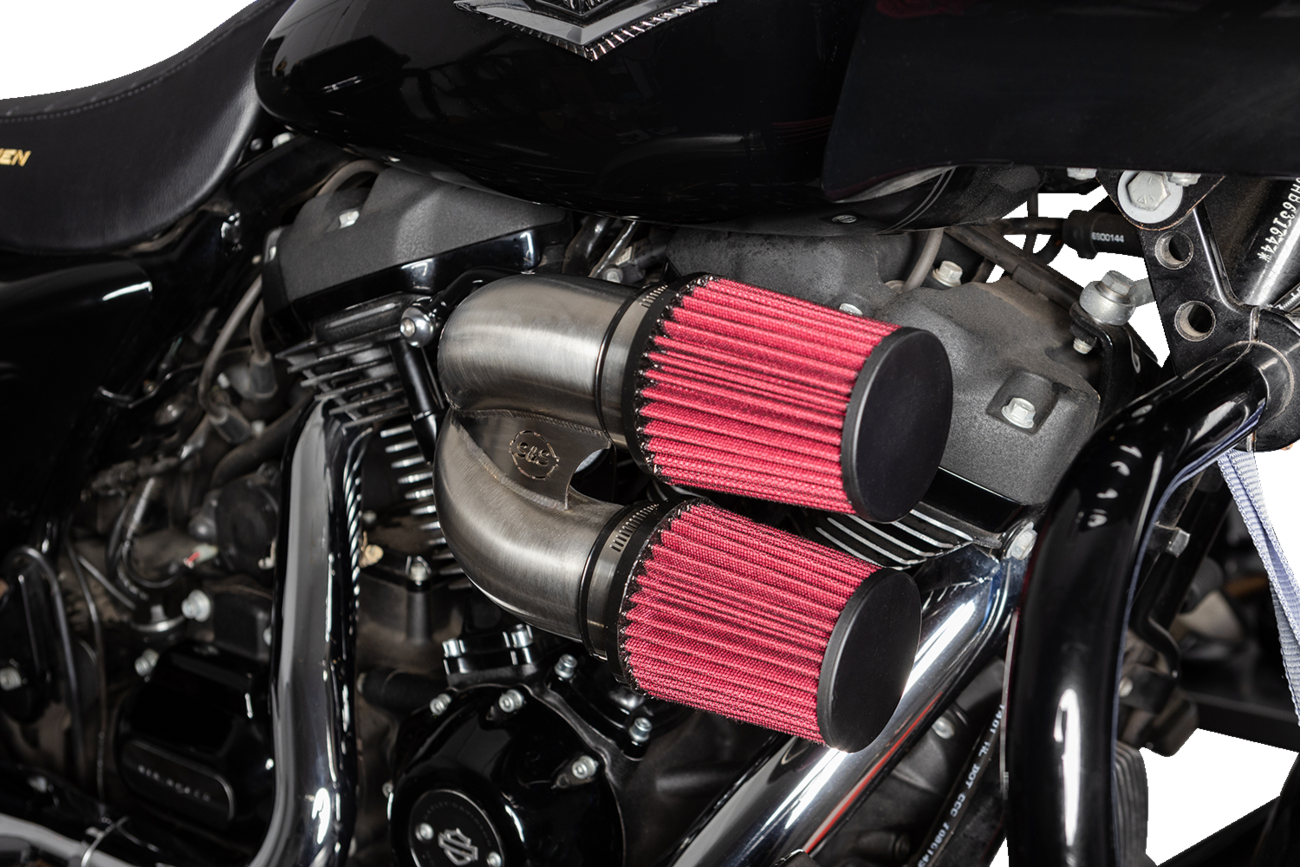 S&S Cycle Tuned Induction Air Cleaner Kit - Stainless Steel