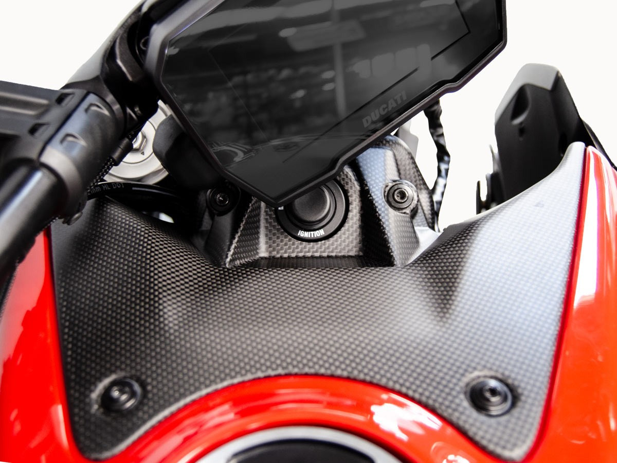 Ducabike DBK CRB78O Diavel V4 Matt Carbon Ignition Cover