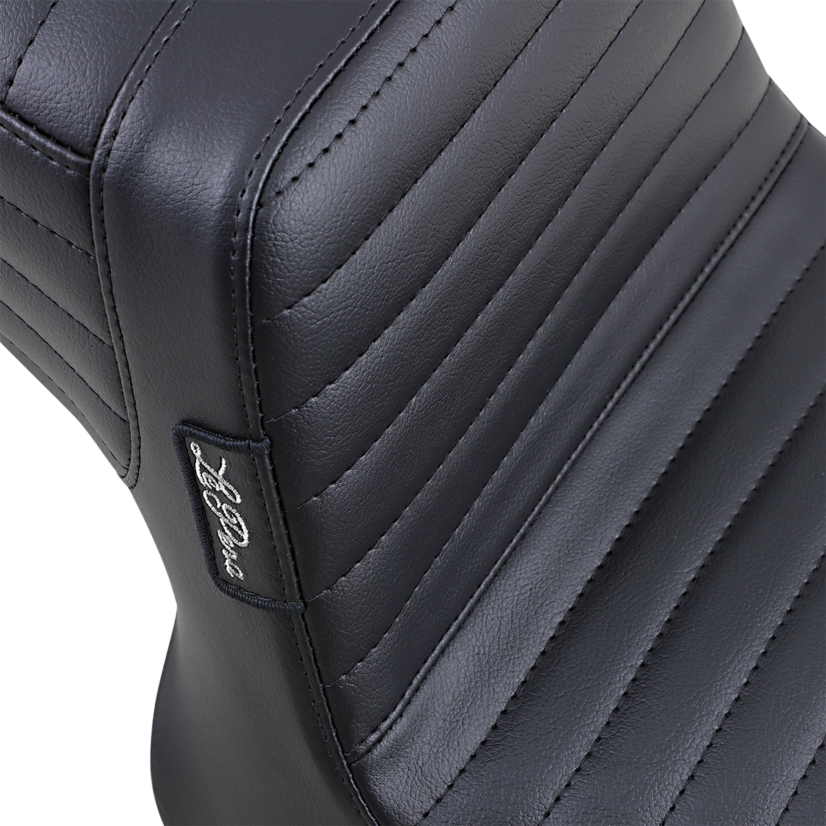 Le Pera Tailwhip Seat - Pleated - Black - FXR '82-'94
