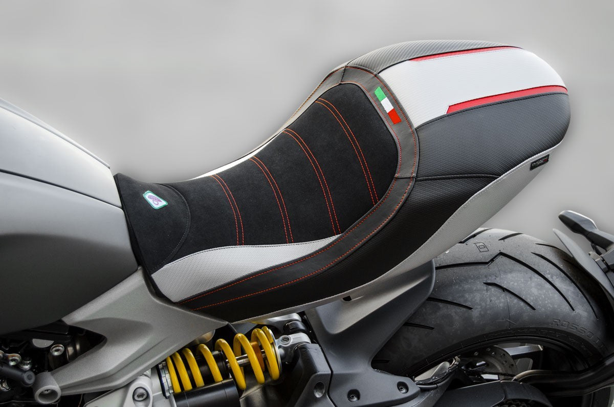 Ducabike DBK Csdvc02 Diavel 1260 Comfort Seat Cover - BLACK-SILVER
