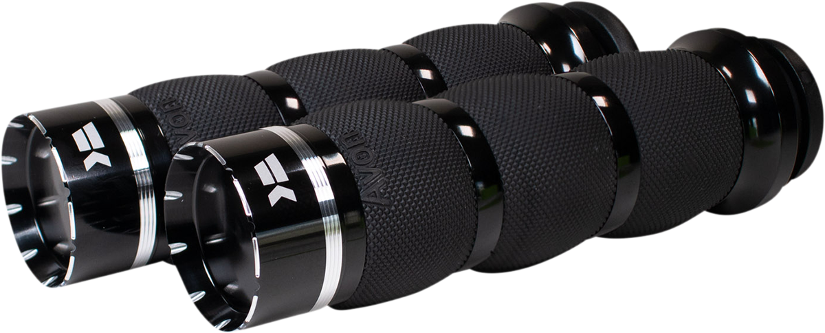 Khrome Werks Tracer Grips - Air Cushion - TBW - Black