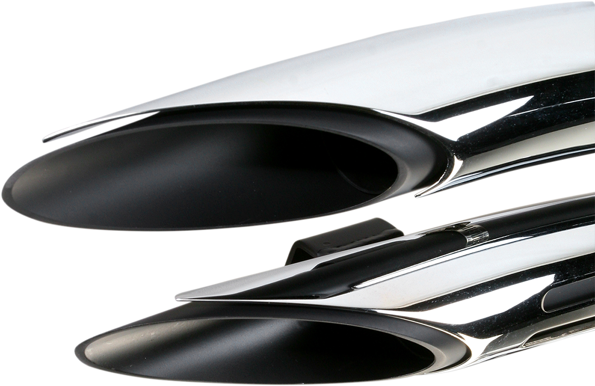 Bassani Xhaust Sweeper Exhaust - Black/Chrome