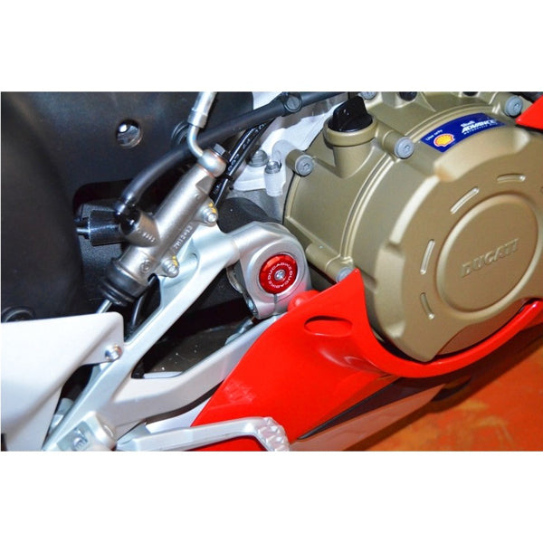 Ducabike DBK Central Swing Arm Pivot Caps For Panigale V4 V4S