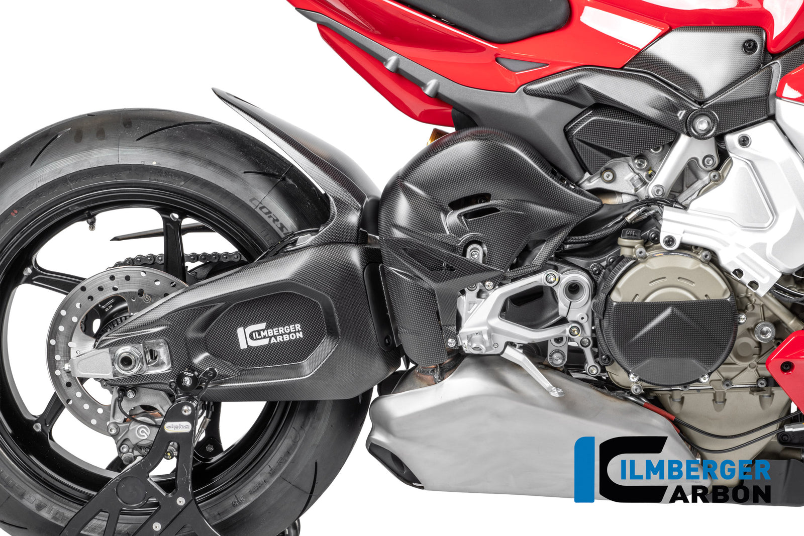 Ilmberger Carbon Swingarm Cover Right Ducati Panigale V4 2025-2026 - Matte / Plain