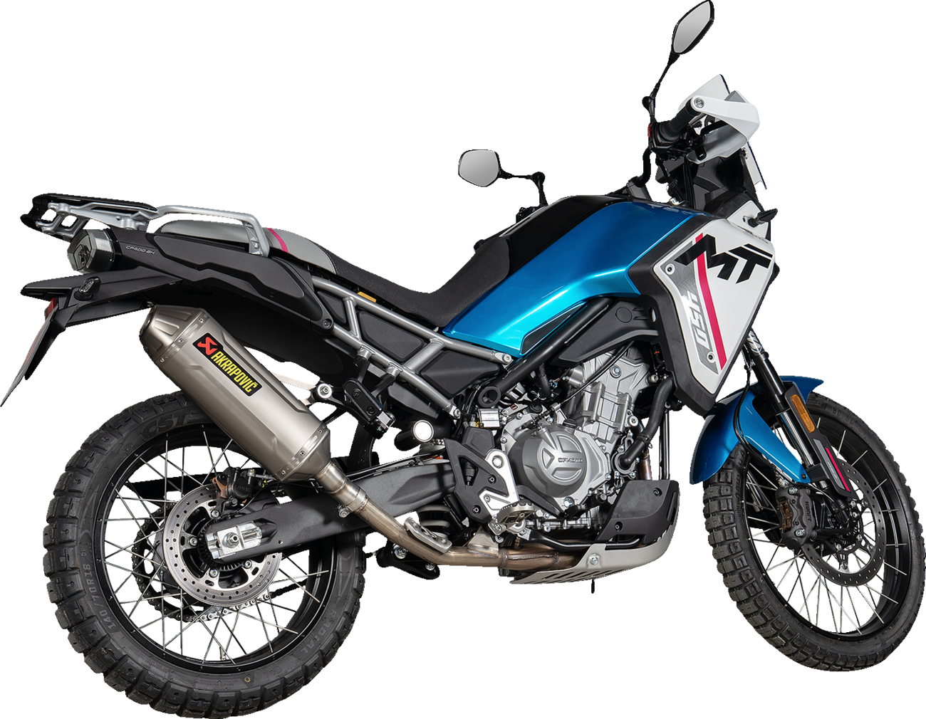Akrapovic Slip-On Line Muffler - Titanium - CFMOTO 450 MT/IBEX 450