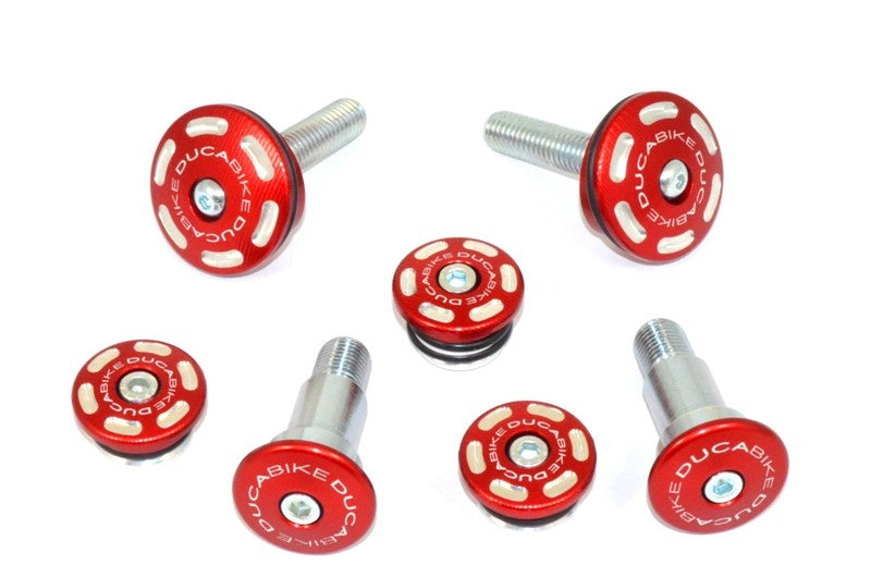 Ducabike DBK TTMTSE15 Kit Frame Caps MTS Enduro - RED