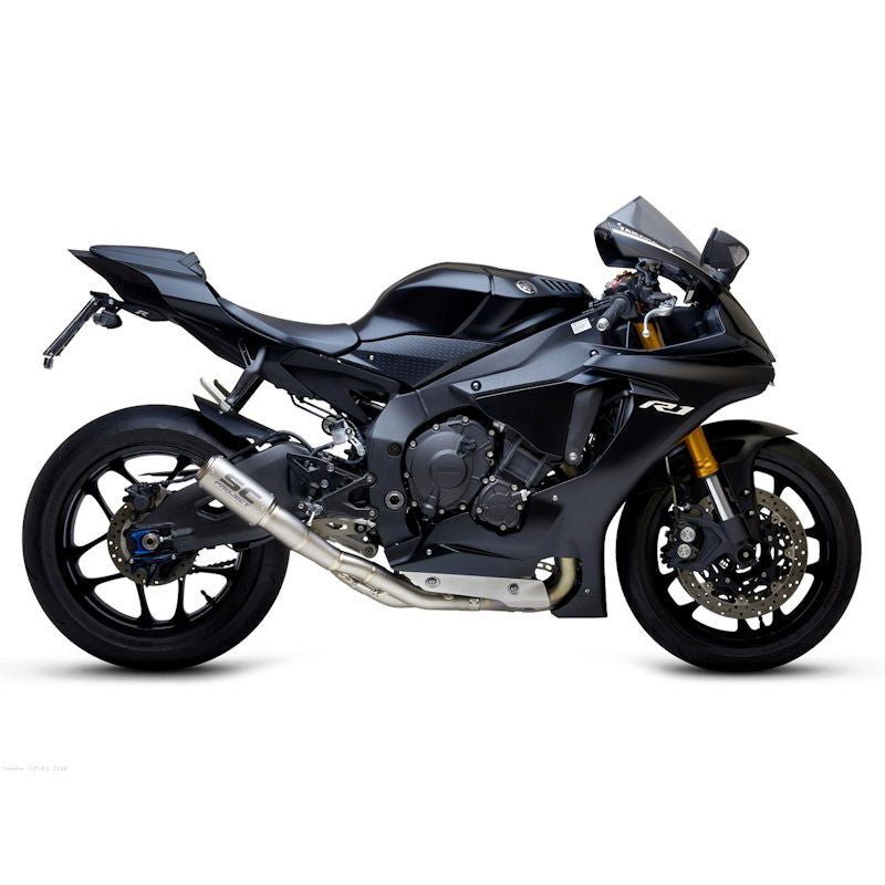 SC Project CR-T Titanium Half Exhaust for Yamaha R1 R1M