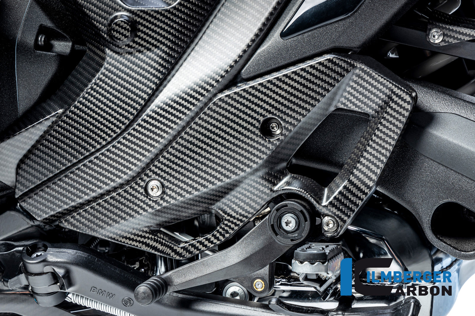 Ilmberger Carbon Heel Guard Left BMW R 1300 GS - Matte / Twill