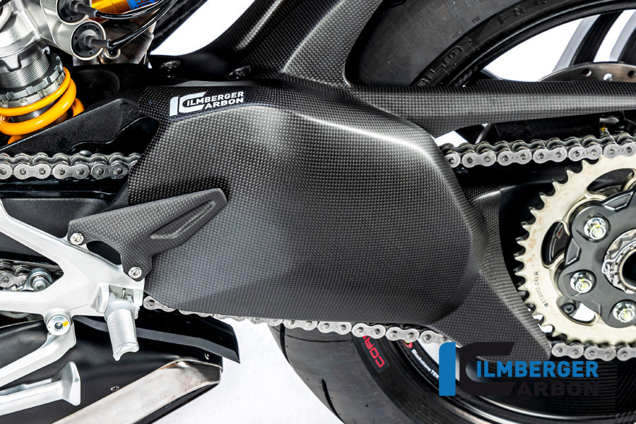 Ilmberger Carbon Swing Arm Cover V4 Ducati Streetfighter - Matte