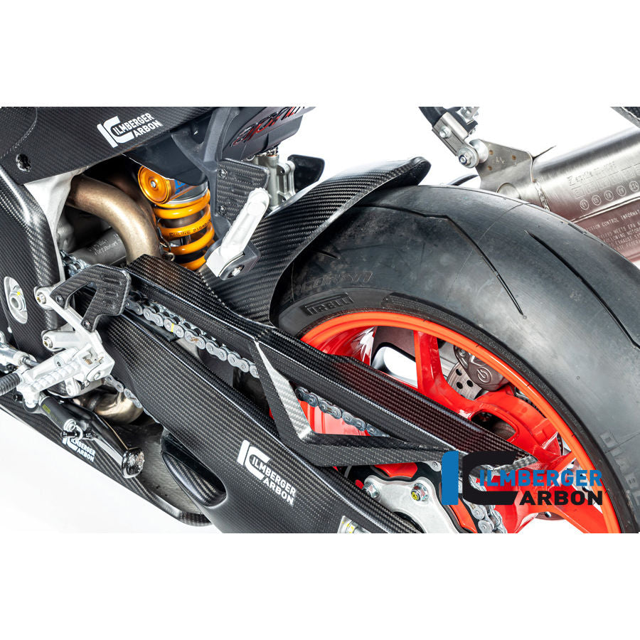 Ilmberger Carbon Rear Hugger With Chain Guard For RSV4 1100 Tuono V4