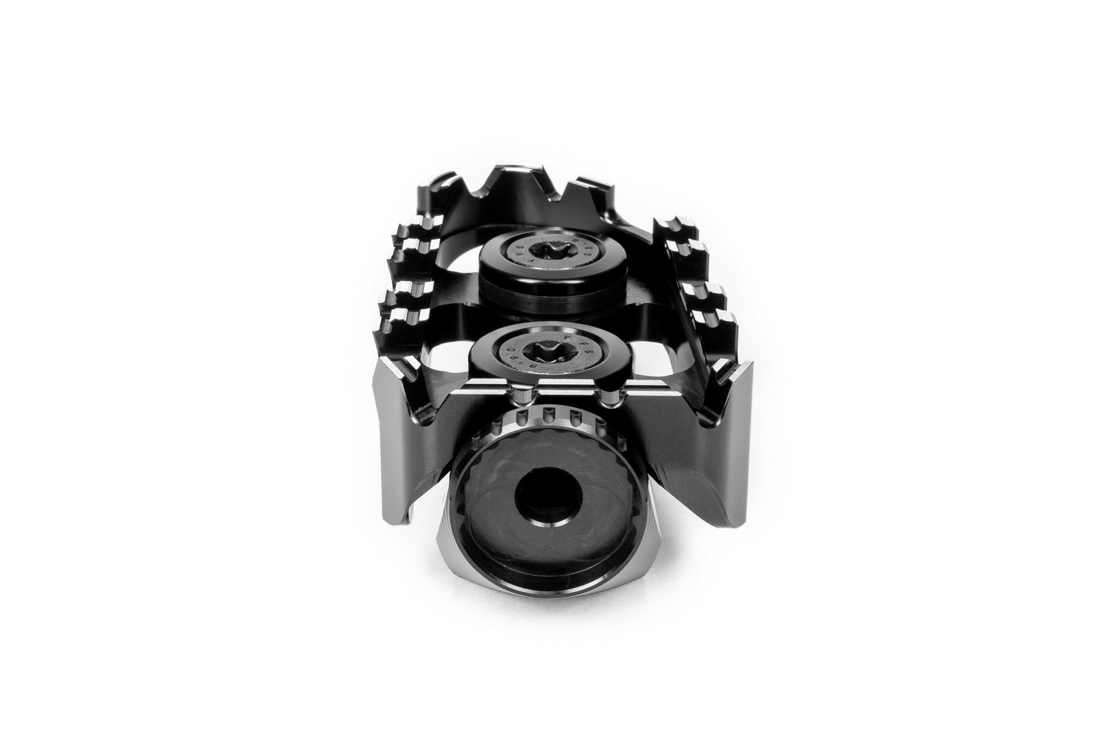 Gilles Tooling Tech-X Enduro Foot Peg Set, Rider, Black
