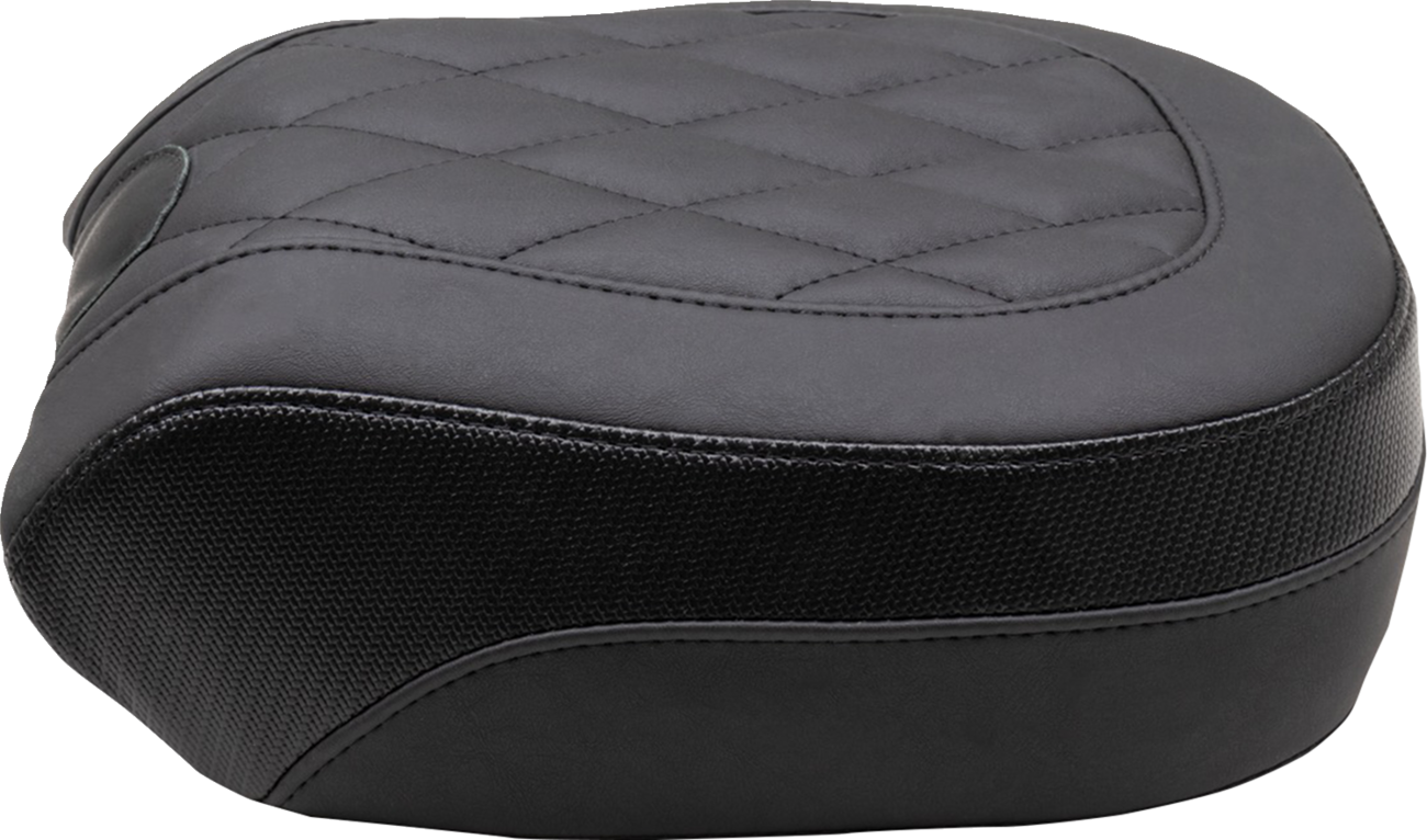 Mustang Recessed Passenger Seat - Black - Diamond Stitch - Chief '22-'23