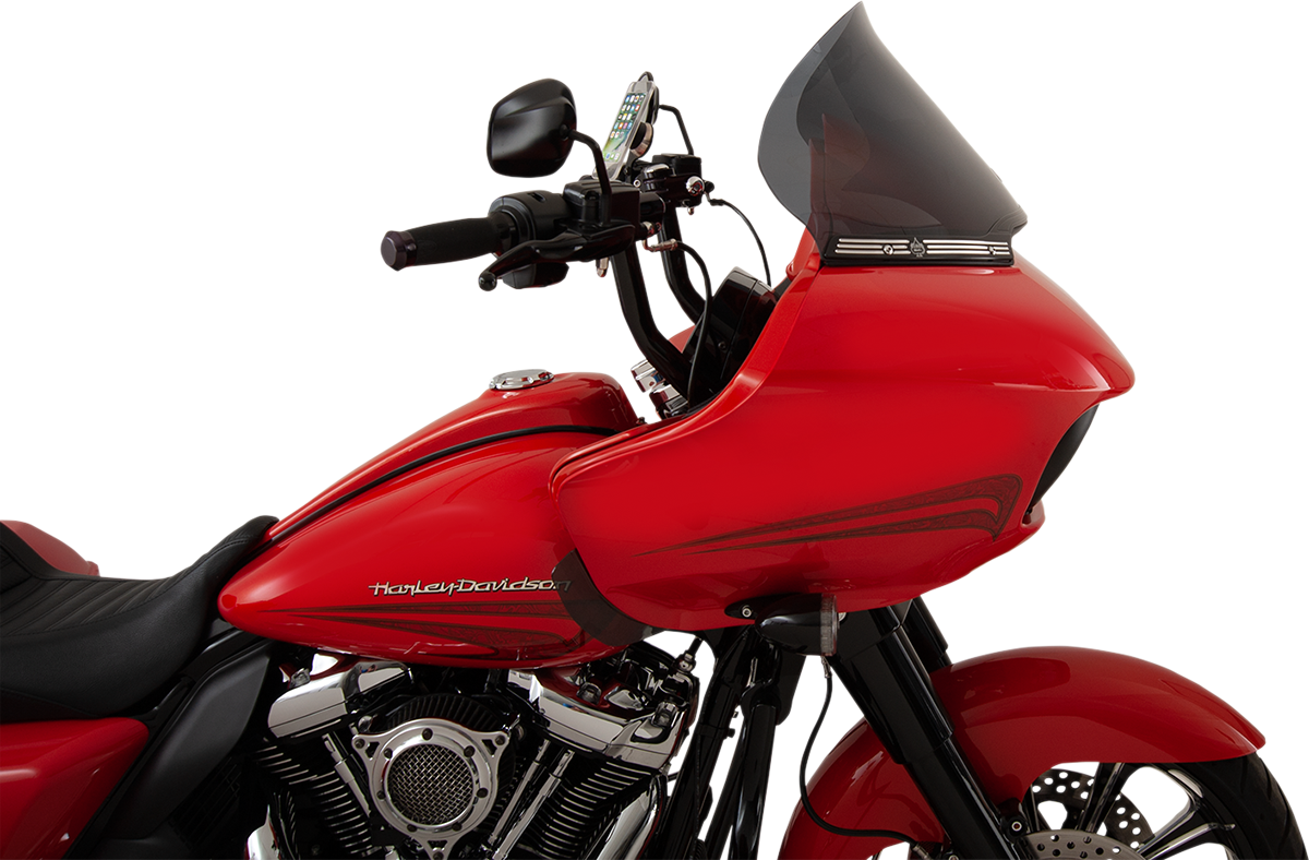 Klock Werks Pro-Touring Flare® Windshield - 12" - Dark Smoke - '15-'25 FLTR