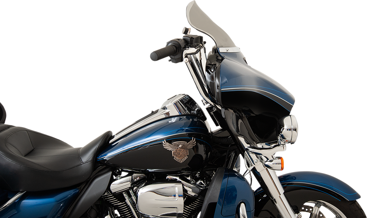 Klock Werks Flare® Windshield - 10-1/2" - Tinted - '14-'25 FLH
