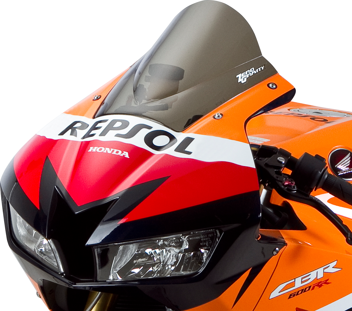 Zero Gravity Double Bubble Windscreen - Smoke - CBR600RR