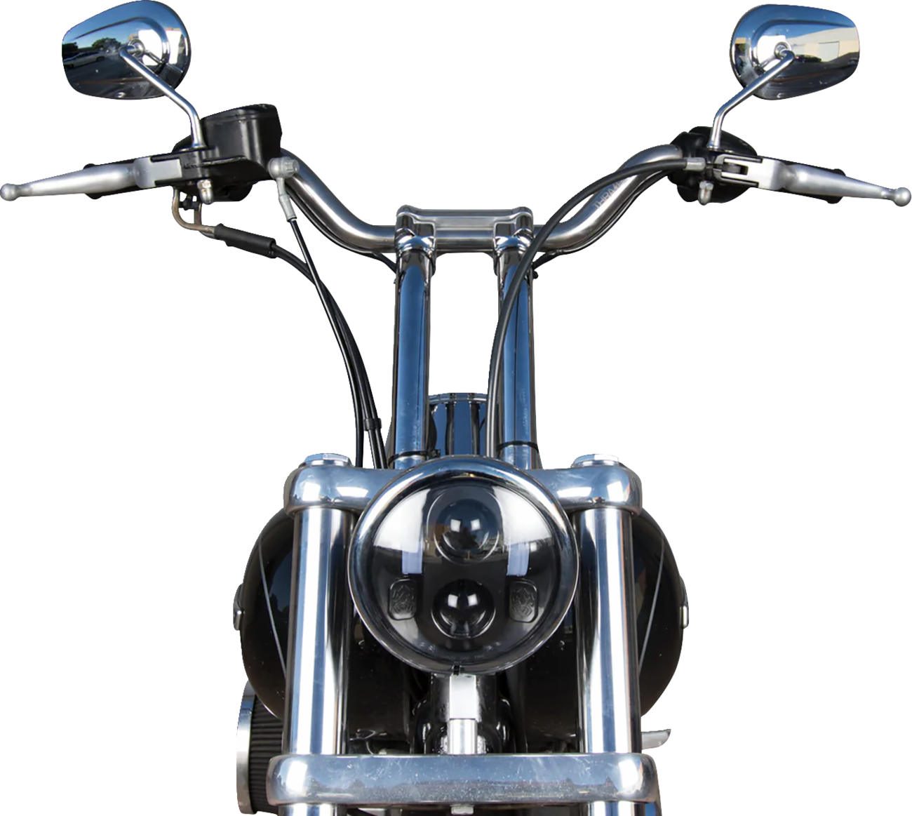 Thrashin Supply CO. 1" Handlebar - Mid Bend - Black
