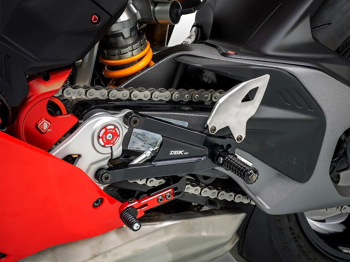 Ducabike DBK Ducati Panigale V4 2025 Adjustable SBK Rearsets