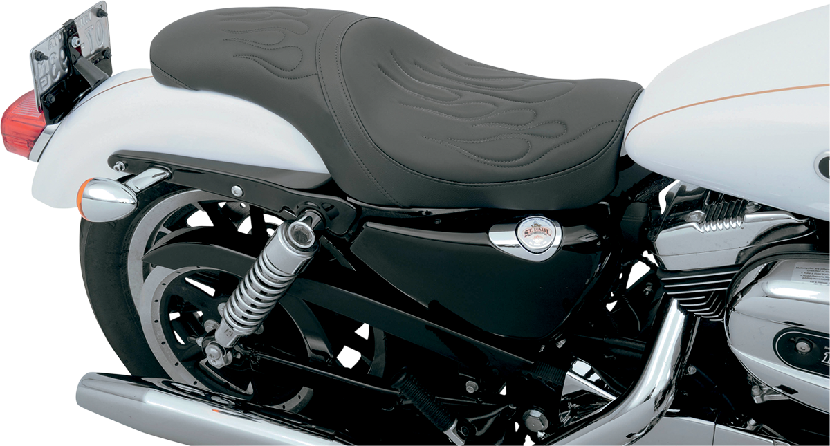 Drag Specialties Seats Predator Seat - Flame Stitched - XL '04-'22
