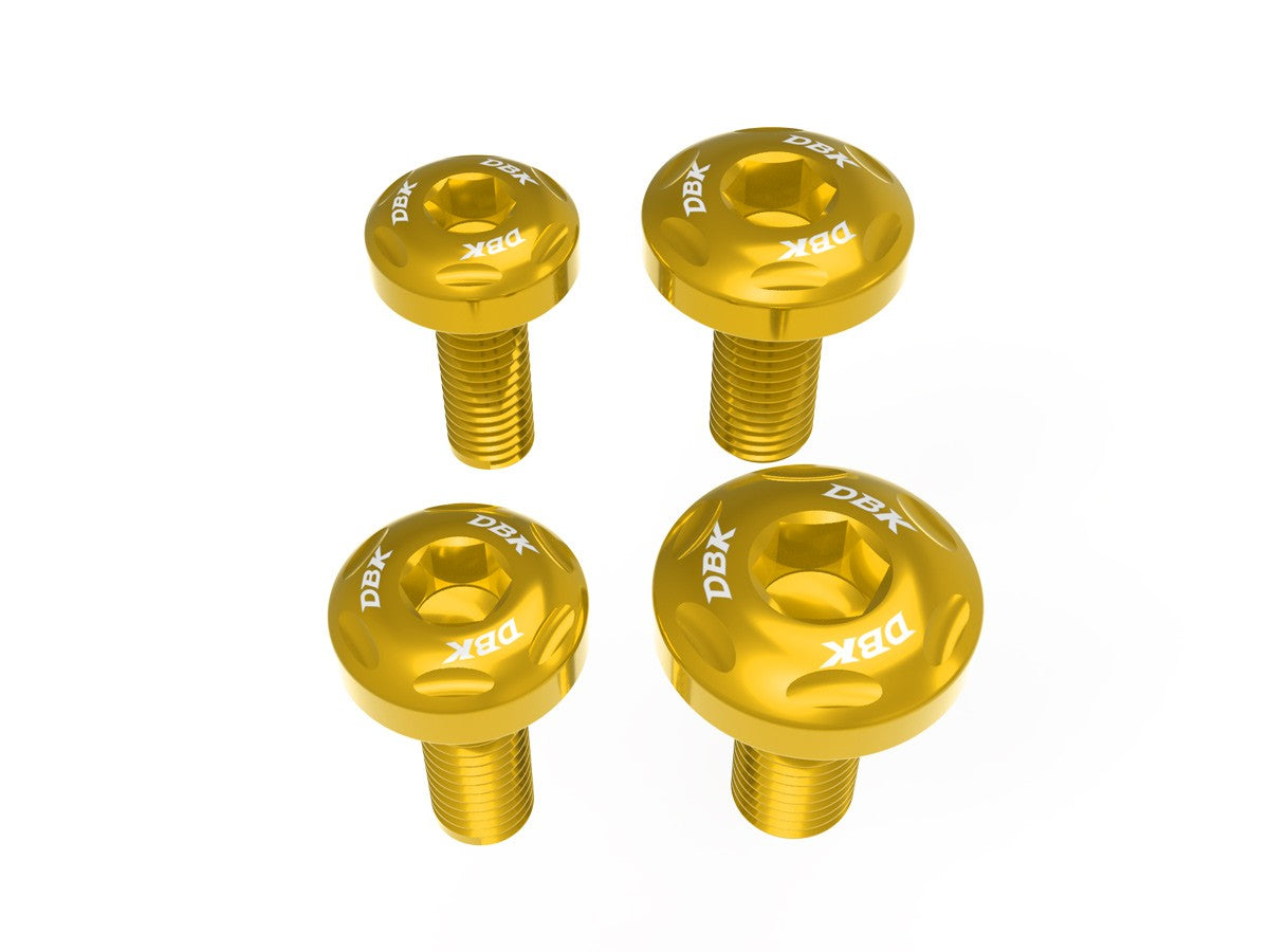 Ducabike DBK KVT88 HM 698 Frame Panel Screws Kit - Gold