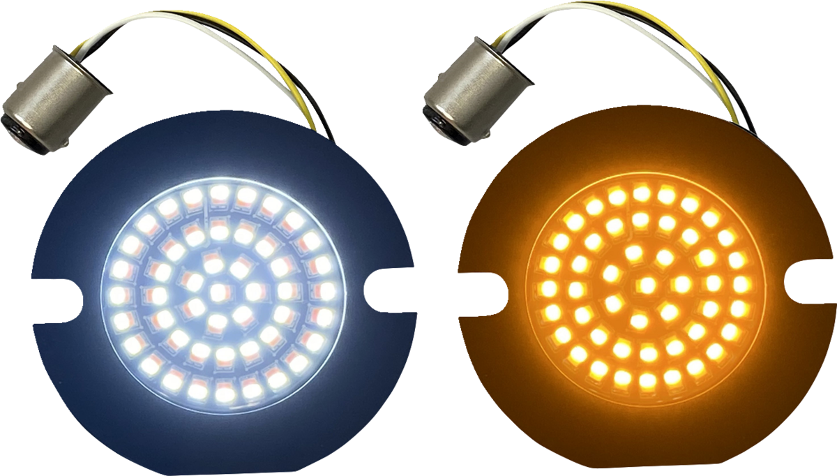 Custom Dynamics Amber/White LED Turn Signal Inserts