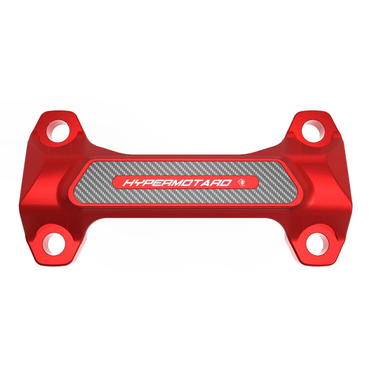 Ducabike DBK Carbon Fiber CNC 3D Handlebar Clamp Hypermotard 698 Mono - Red