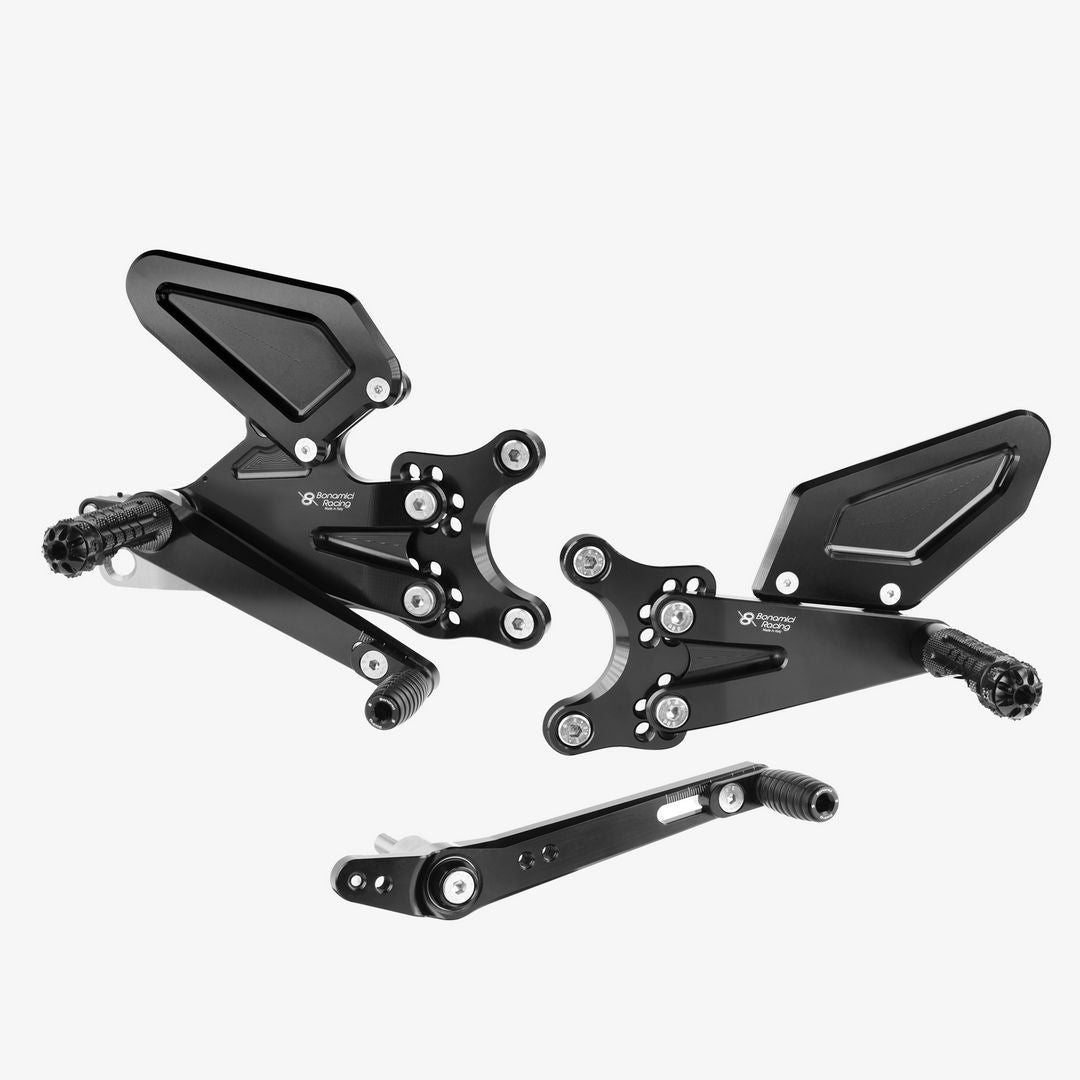 Bonamici Racing Adjustable Rearsets - Triumph Street Triple 765 R-RS-Moto2 Edition