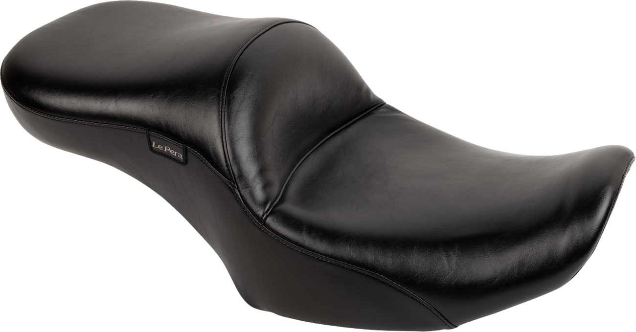 Le Pera Maverick Seat - Without Backrest - Smooth - Black - FLH/FLT '23-'25